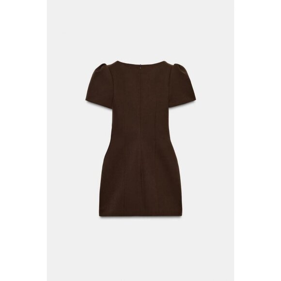 ZARA SHORT PLEATED POCKET DRESS - Picture 7 of 8